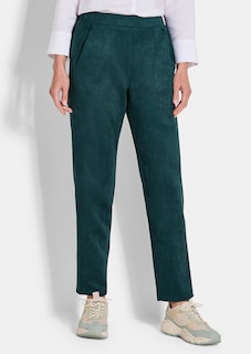 Pantalon LOUISA aspect velours de cuir thumbnail 1