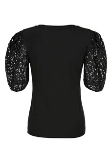 Shirt mit Spitzenärmel in Ballonform thumbnail 5