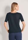 Kurzarm-Shirt aus Leinen mit feinem Spitzen-Akzent thumbnail 3