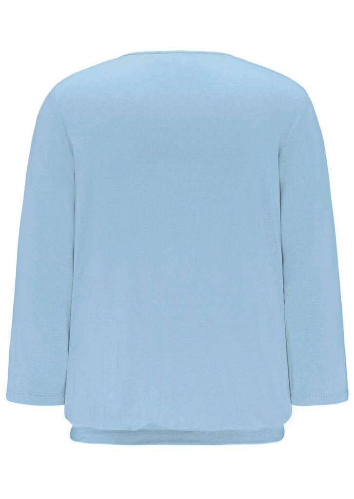 Élégant T-shirt aspect chemisier
