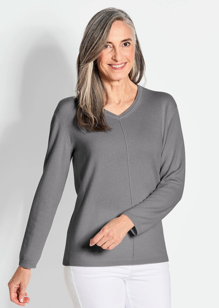 Pull à encolure en V en cachemire