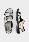 Leder-Sandalen mit Klettverschluss thumbnail 2