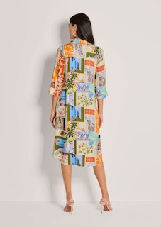 Sommerkleid mit ausgefallenem Patch-Print thumbnail 3