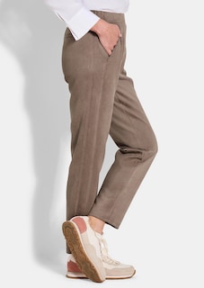 Pantalon LOUISA aspect velours de cuir thumbnail 4