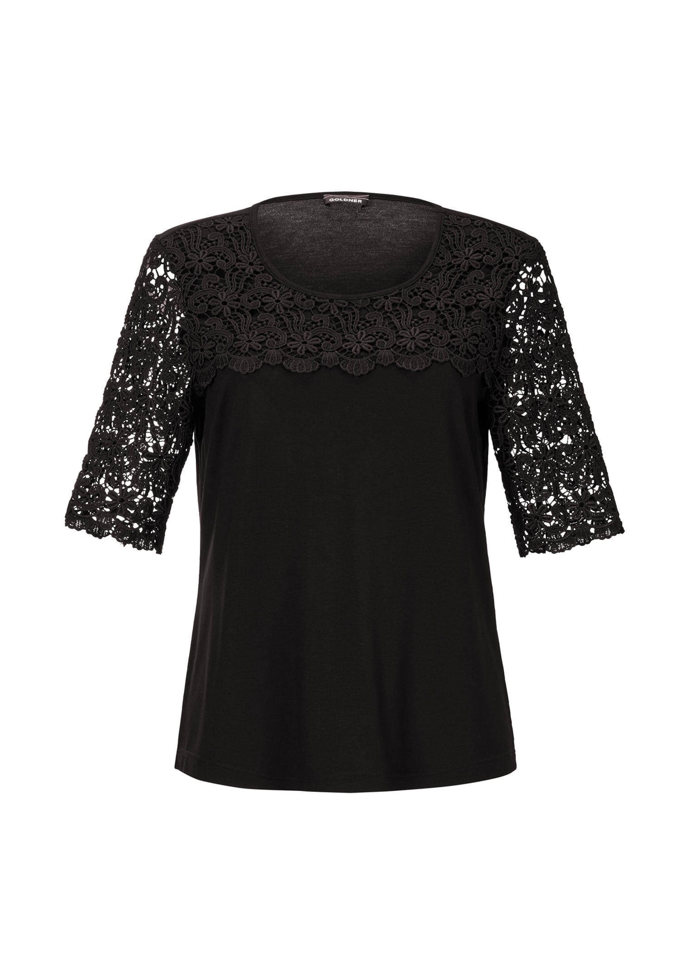 Shirt mit effektvoller Spitze