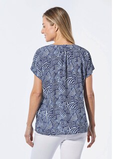 Chemisier à col tunique thumbnail 3