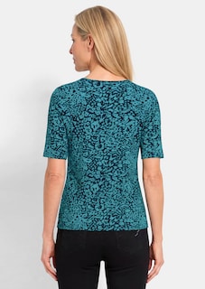 T-shirt en viscose avec imprimé léopard thumbnail 3