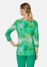 Jersey-Shirt mit 3/4-Ärmeln und Unikat-Print thumbnail 3