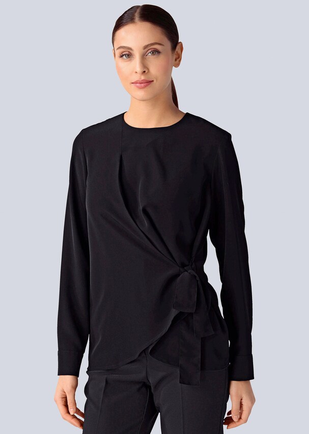 Bluse mit Bindedetail