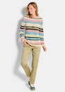 Ringelpullover mit Lochmuster thumbnail 2