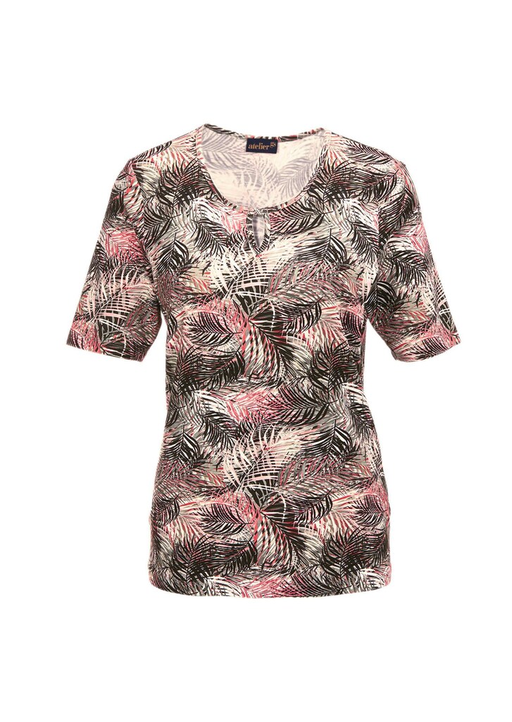Digital-Druckshirt mit edlem Metall-Detail