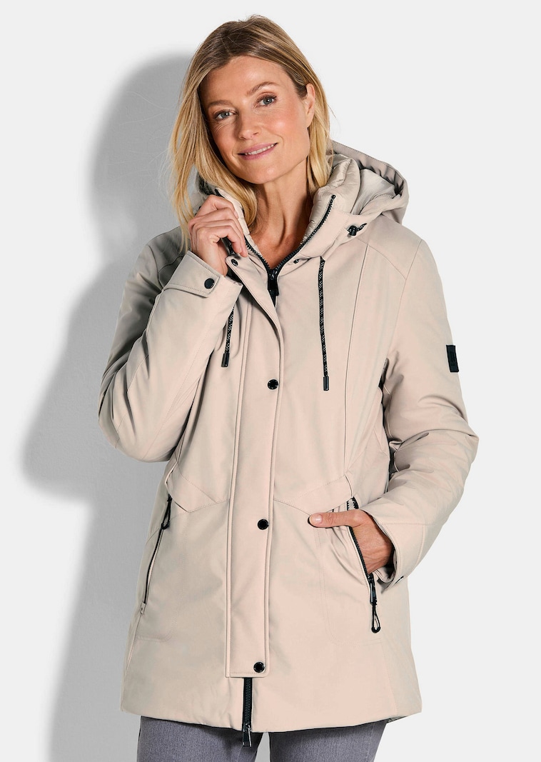 Funktionsjacke mit Kapuze