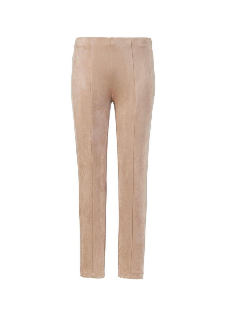 Moderne Leggings in trendigem Velourslederimitat 5