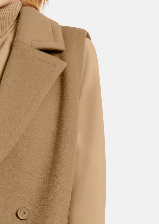 Ärmellose Longweste im Mantel-Look 4