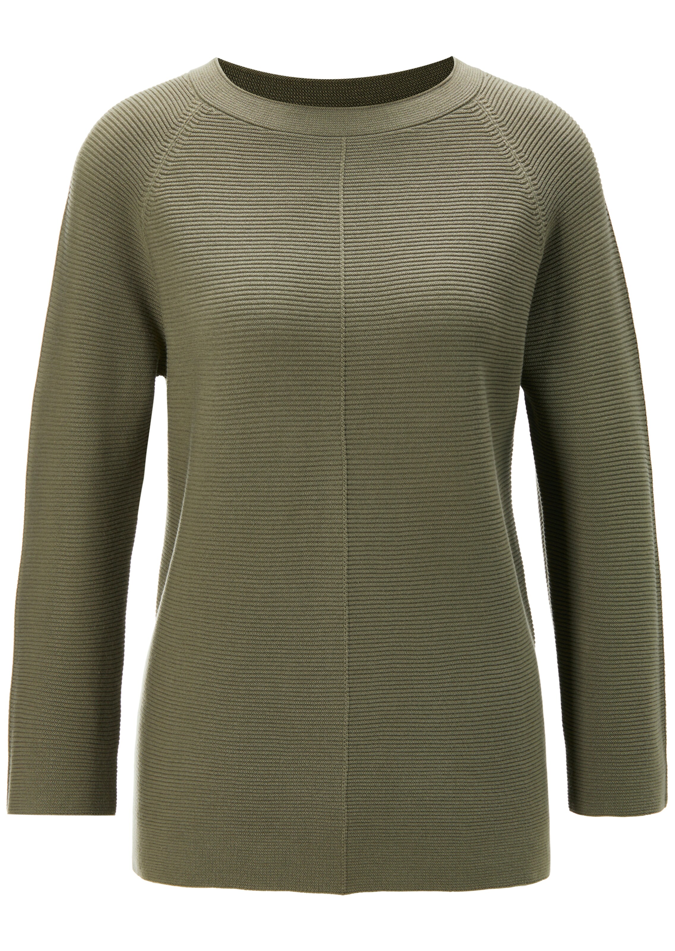 Pima cotton jumper with boat neckline
