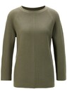 Pima cotton jumper with boat neckline thumbnail 1