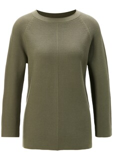 Pima cotton jumper with boat neckline thumbnail 1