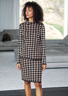 Strickrock mit Hahnentrittmuster thumbnail 7