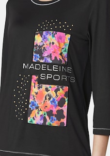 Edel-Shirt mit floralem Print und Glanz-Akzenten thumbnail 5