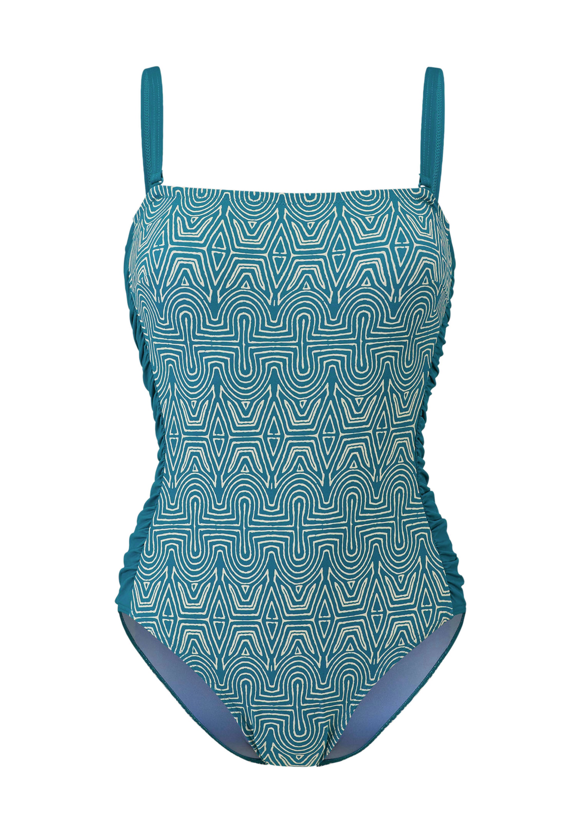 Maillot de bain avec fronces sur les côtés