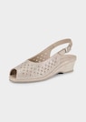 Sandales en cuir perforé thumbnail 1