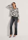Pullover mit floralem Jacquard-Muster thumbnail 2