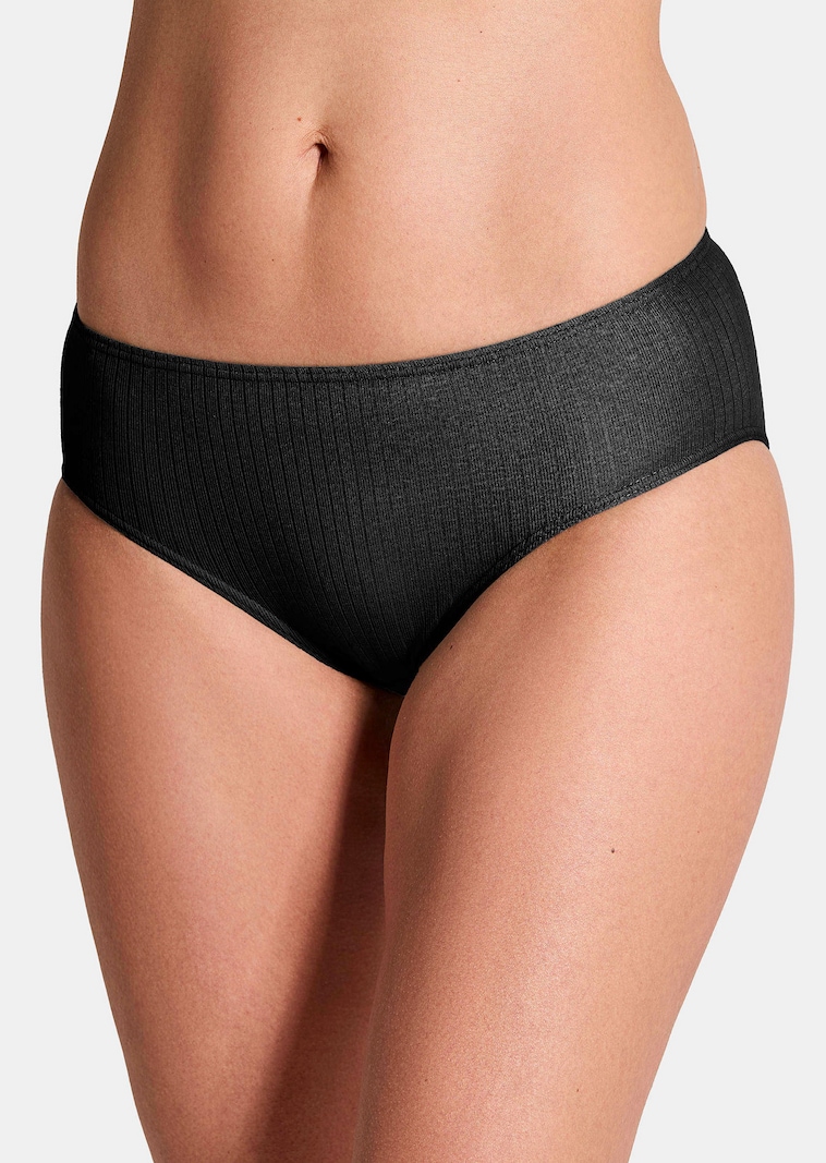 Baumwoll-Hüftslip im Doppelpack
