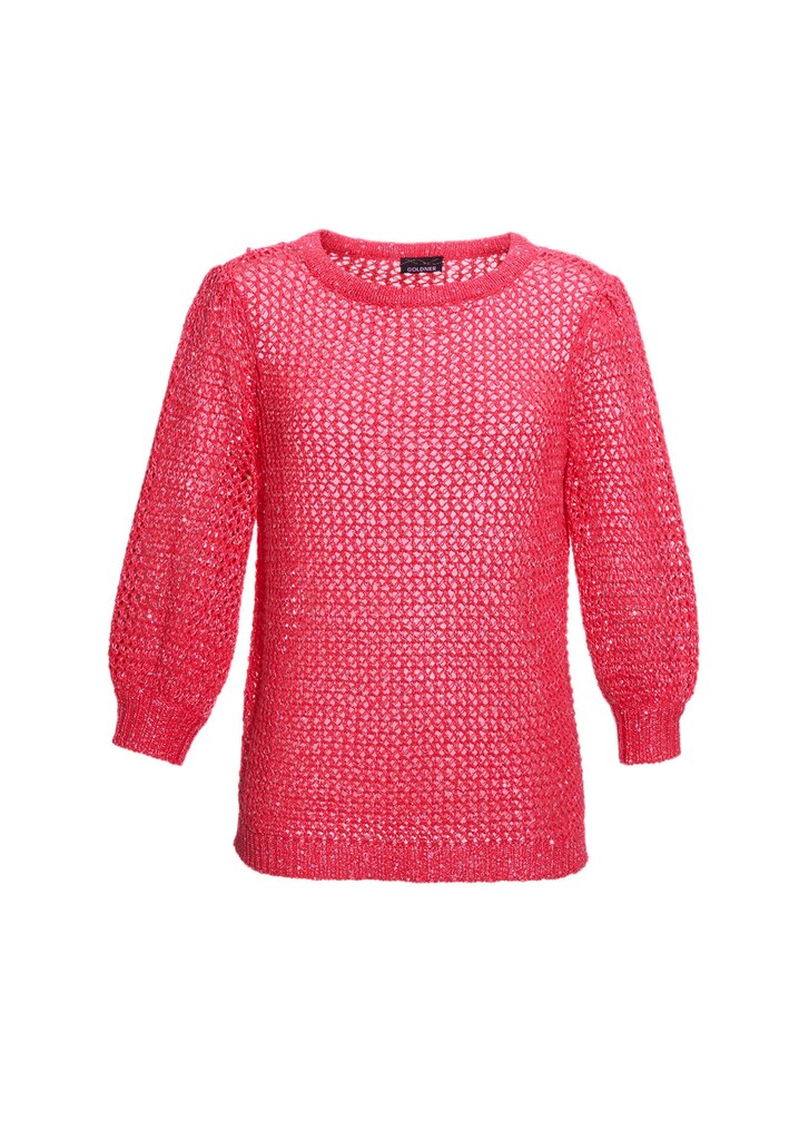 Femininer Pullover in Netzoptik mit Pailletten 5