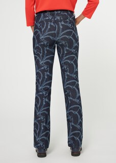 Bedruckte Jeans in gerader Form thumbnail 3