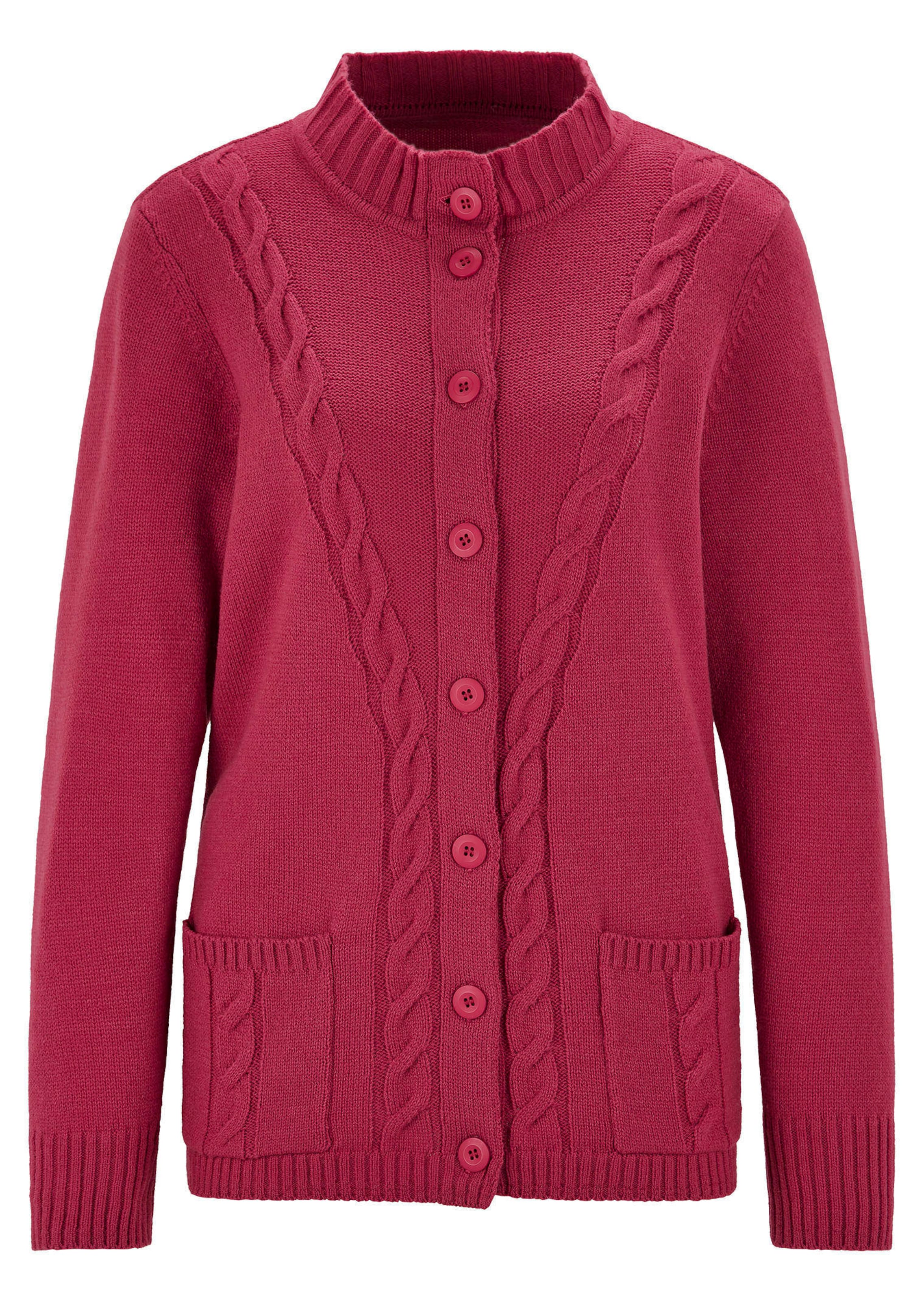 Tricot jasje met gevlochten kabelpatroon