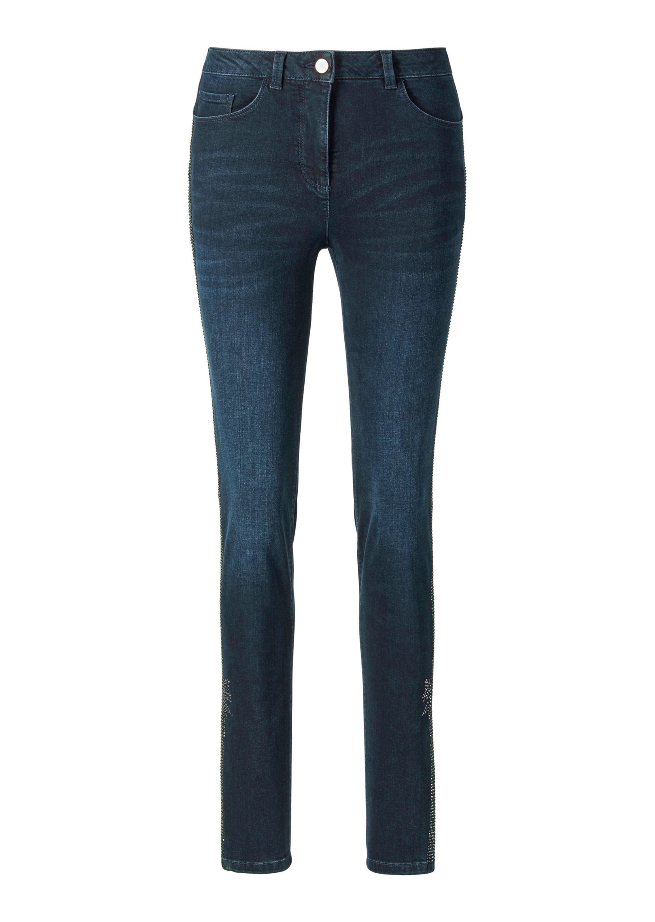 Jeans mit Strass am Bein