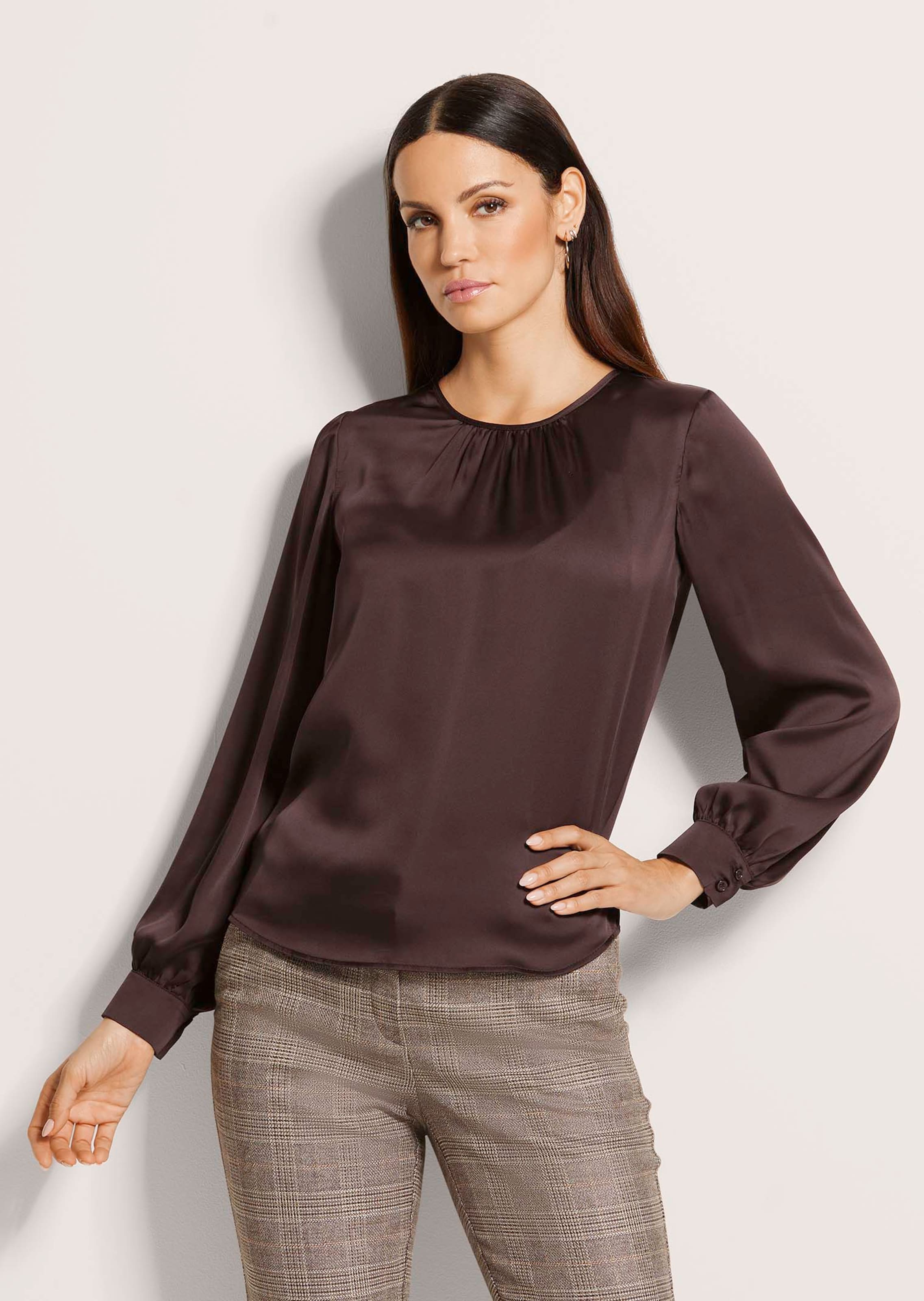 blouse en satin