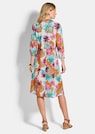 Hemdblusenkleid mit Leo Print und Blumen thumbnail 3