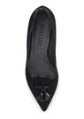 Soft suede ballet flats with tassel detail thumbnail 3