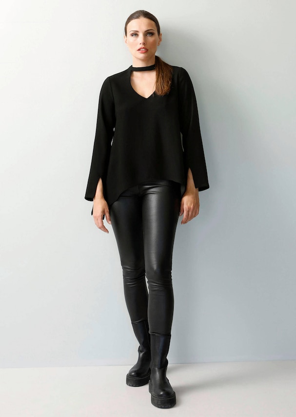 Oversizedbluse mit Cutout 1