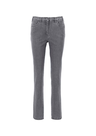 grijs Chic versierde jeans ANNA