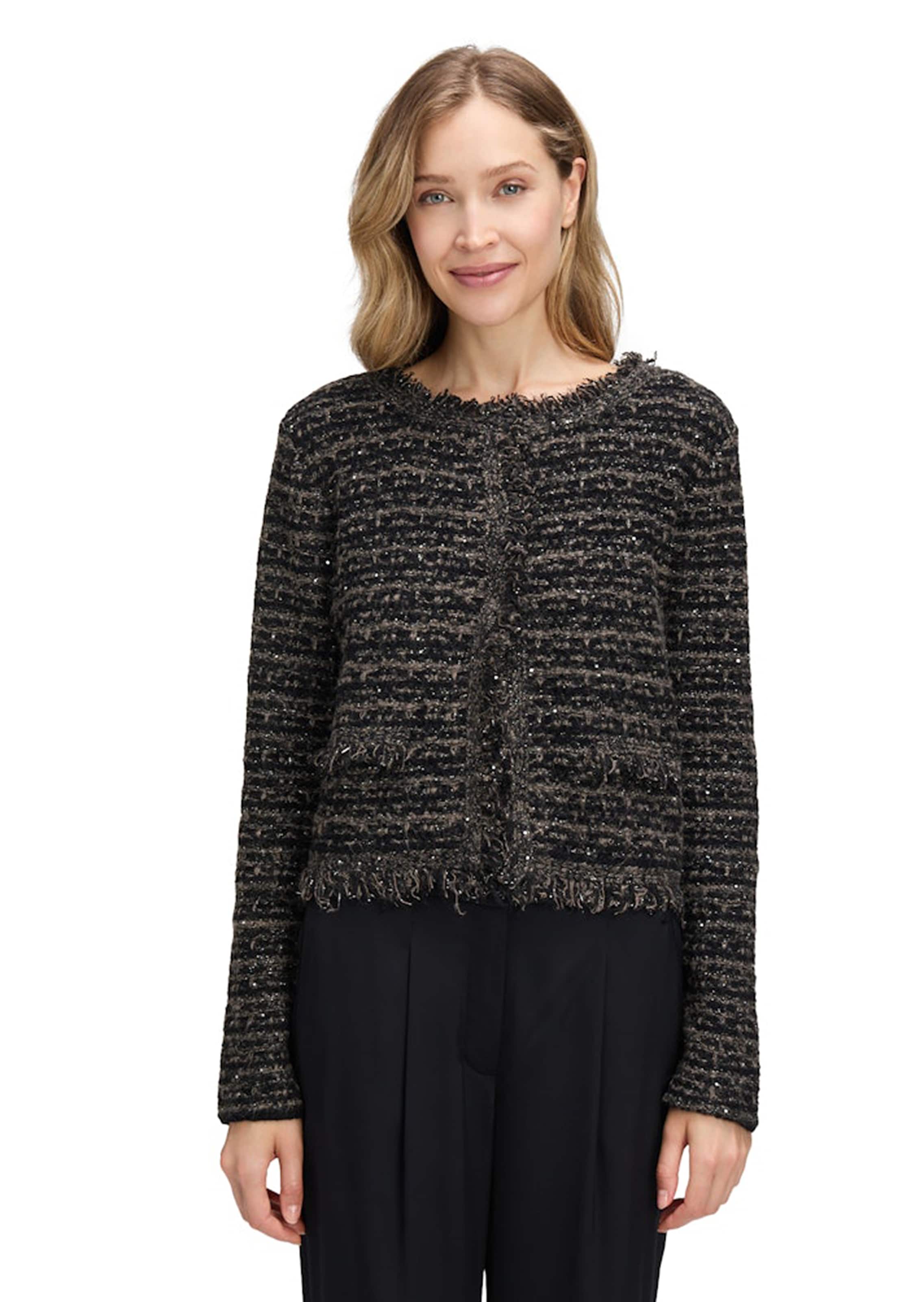 Cardigan coupe courte orné de paillettes