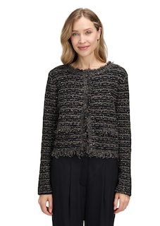 Cardigan coupe courte orné de paillettes thumbnail 1