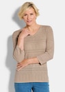 Lichte tricot pullover met ajourpatroon thumbnail 1