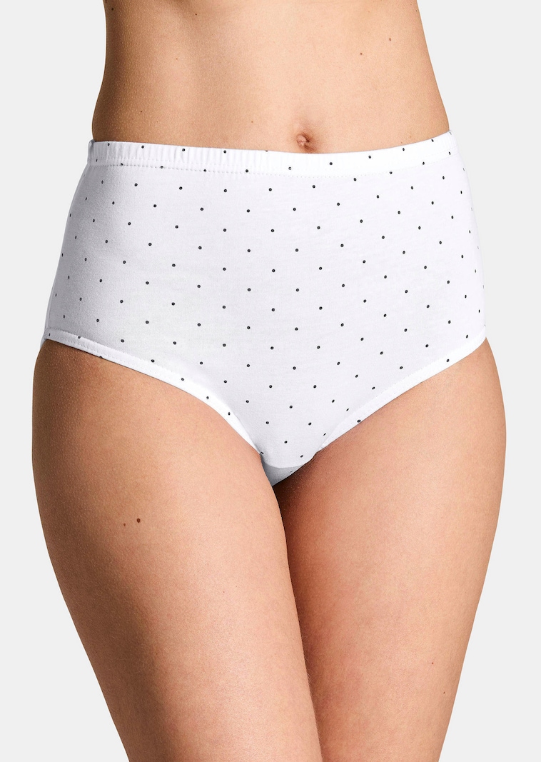 Baumwoll-Taillenslip im Mehrfachpack
