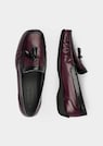 Leren mocassins met decoratief kwastje thumbnail 2