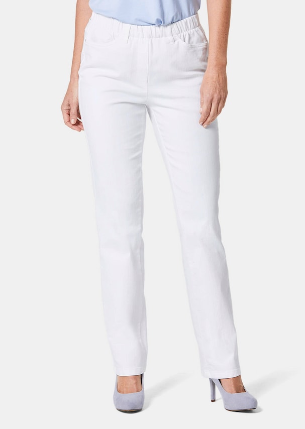 Klassieke jeans LOUISA met elastische tailleband