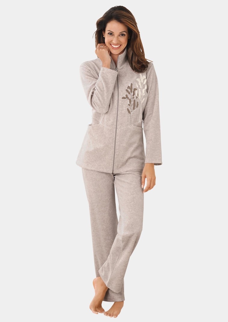 Tenue d'intérieur en velours ras