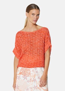 Ribbon yarn jumper with bicolour effect thumbnail 1