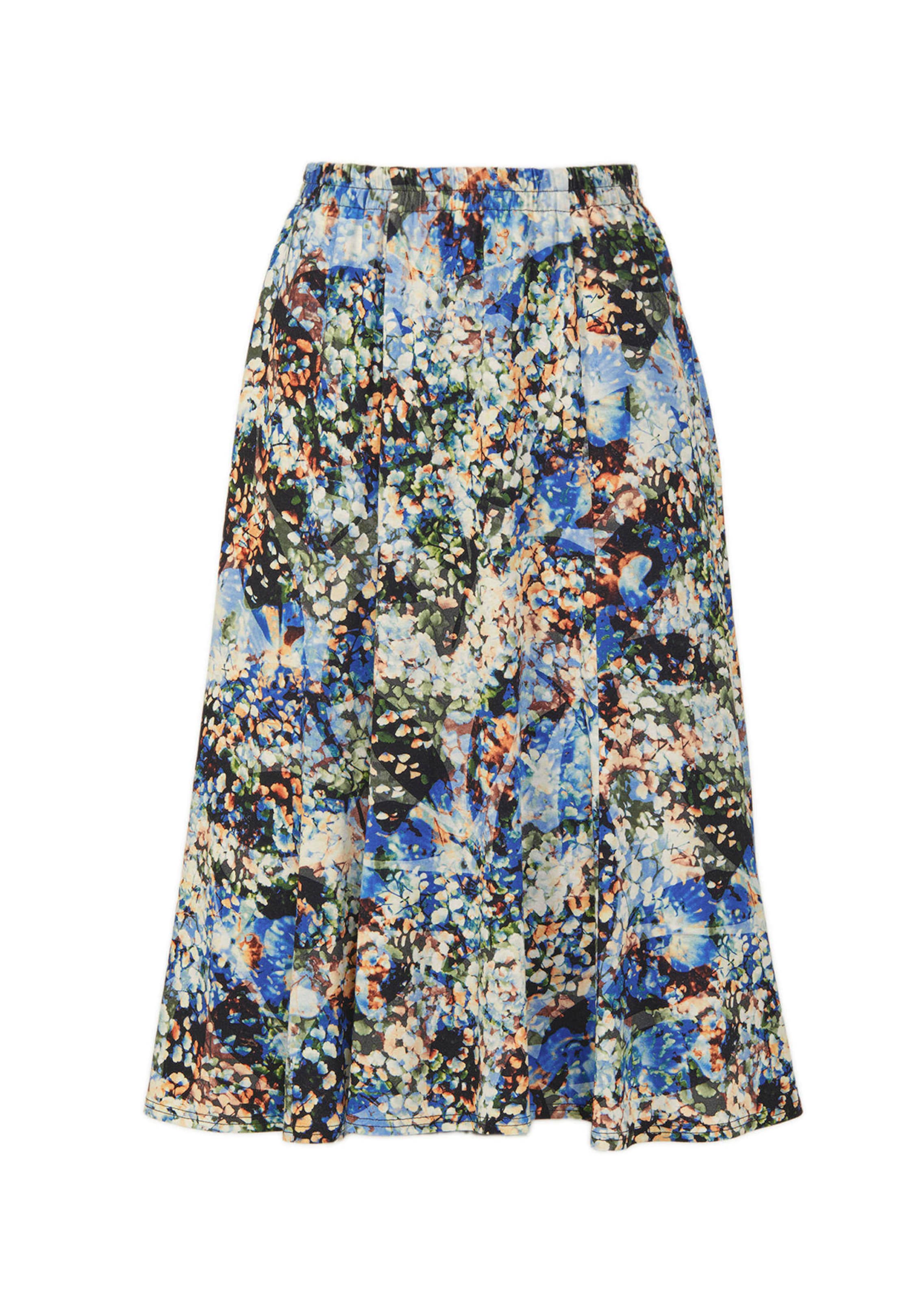 Bequemer Druckrock mit Rundumschlupfbund