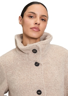Wolljacke in flauschiger Teddy-Optik thumbnail 4