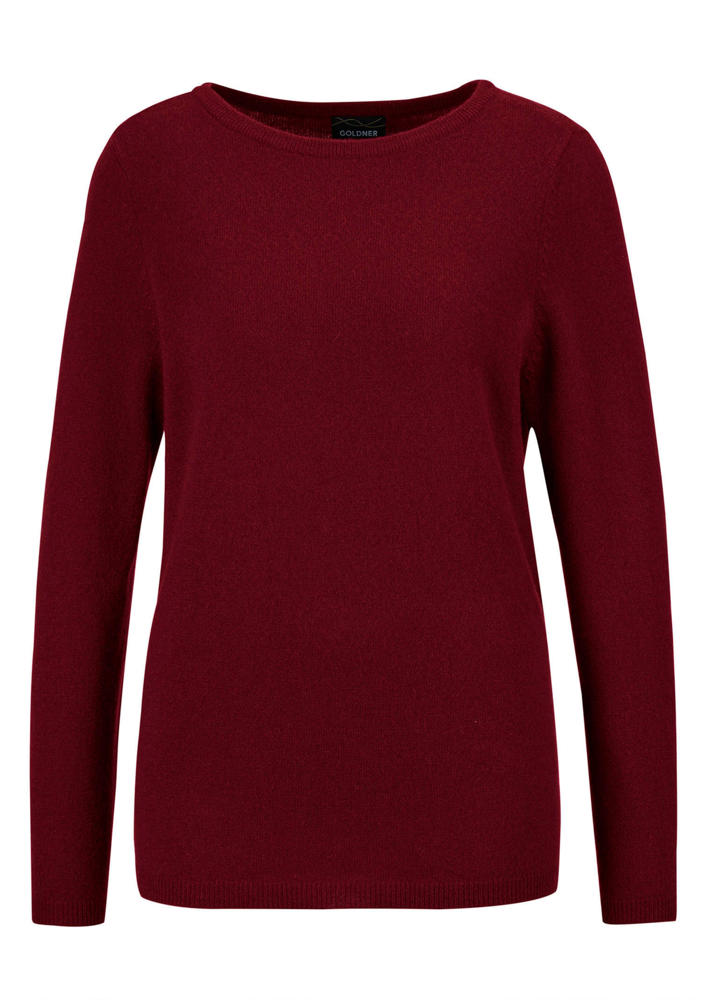 Pullover van kasjmier met boothals