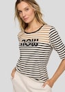 Ringelshirt mit Glitzer-Schriftzug thumbnail 7