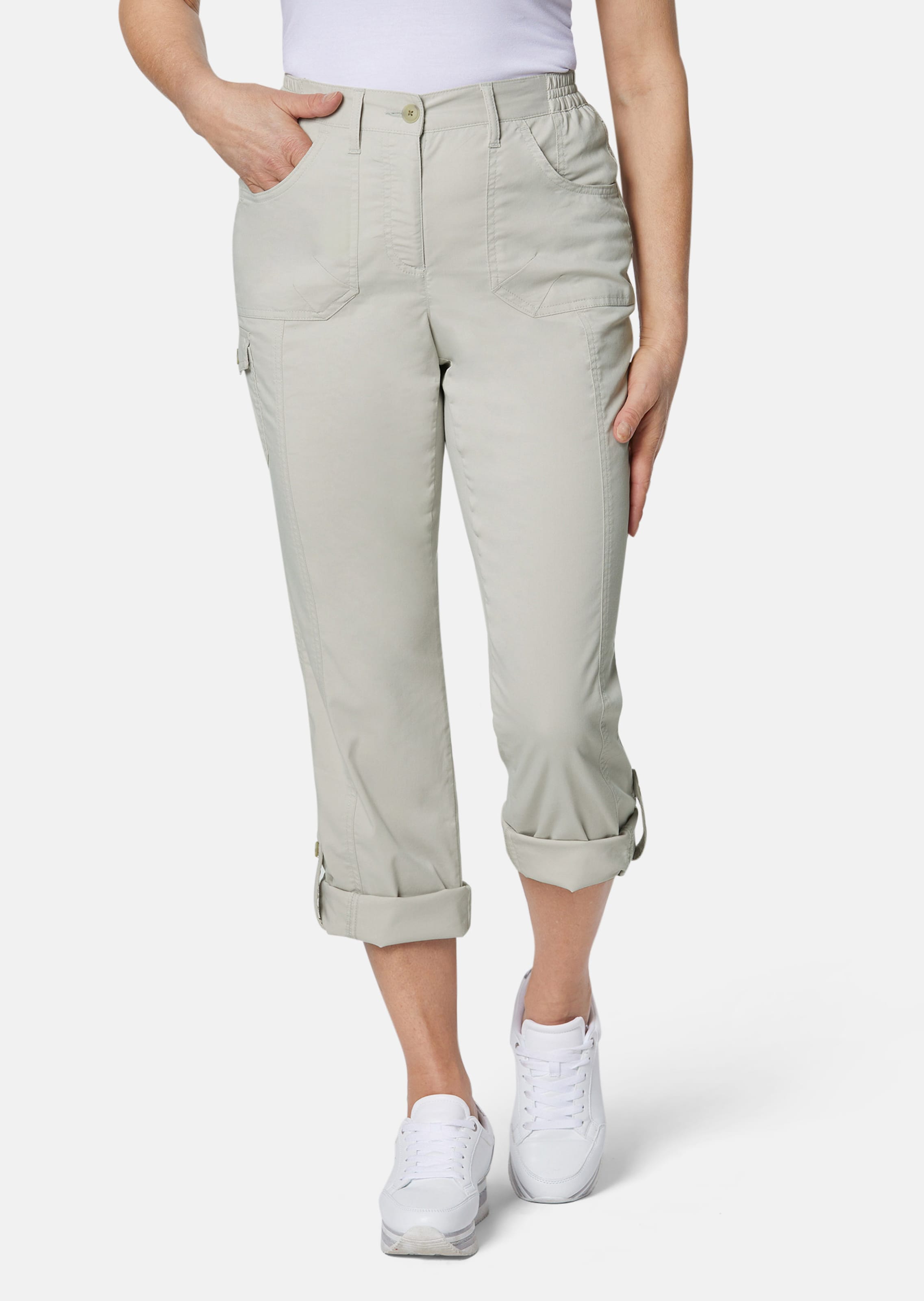 Pantalon cheap retroussé femme