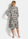 Hemdblusenkleid aus Viskose-Satin thumbnail 3